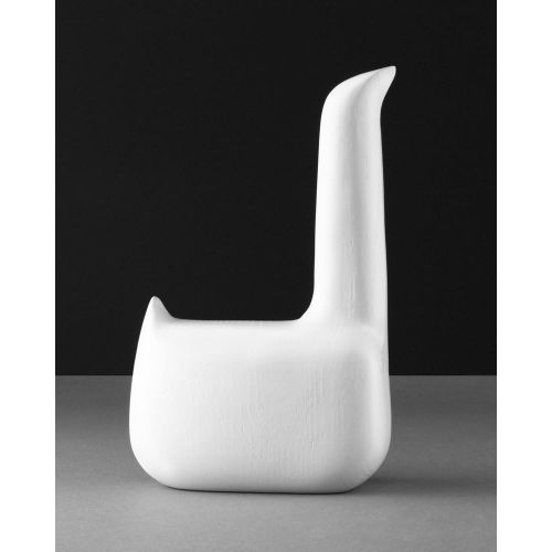  Normann Copenhagen Norman Copenhagen Swan Decorative Figure, Wood, White, H:18xL:11.5xD:6.2cm