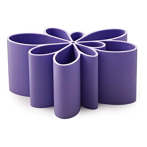  Normann Copenhagen - Kontur Vase Purple - 14 x 11 x 6 cm - Silikon