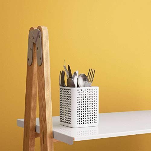  Normann Copenhagen NIC Nac Organizer, Stahl, weiss, H: 13 x L: 10,5 x D: 10,5 cm