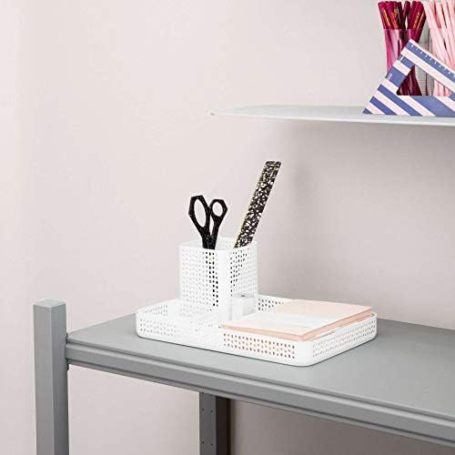  Normann Copenhagen NIC Nac Organizer, Stahl, weiss, H: 13 x L: 10,5 x D: 10,5 cm