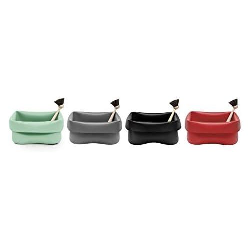  Marke: Normann Copenhagen Normann Copenhagen - Handwaschbecken, kleine Waschschuessel - Washing-up Bowl - 2.TLG Set - Farbe: Rot