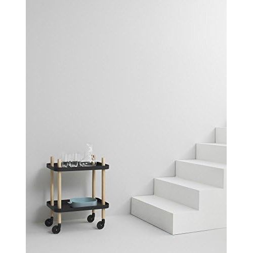  Normann Copenhagen Block Table Beistellwagen - lichtgrau - Simon Legald - Design - Beistelltisch - Sofatisch - Regal