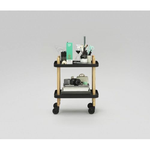  Normann Copenhagen Block Table Beistellwagen - lichtgrau - Simon Legald - Design - Beistelltisch - Sofatisch - Regal