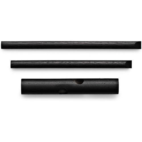  Normann Copenhagen - Haken, Wandhaken, Garderobe - Sticks - Schwarz - 2er Set