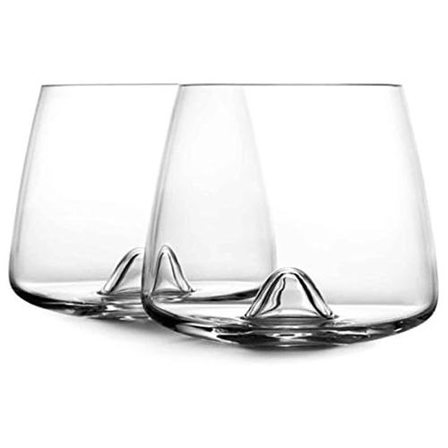  Normann Copenhagen 120910 Whiskeyglas 2-er Set, Hoehe 8,2 cm Ø 7,3 cm, 30 cl