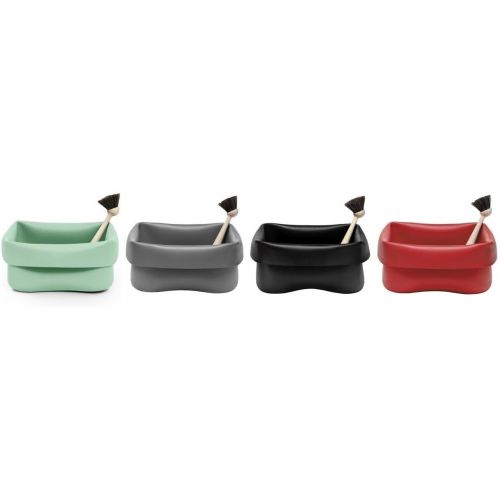  Normann Copenhagen - Handwaschbecken, kleine Waschschuessel - Washing-up Bowl - 2.TLG Set - Farbe: Rot