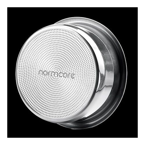  Normcore 54mm Precision High Extraction Filter Basket, 18g Portafilter Filter Basket compatible with 54mm Breville Sage Espresso machines, Comes with a 53.3mm Puck Screen, Espresso Paper Filters