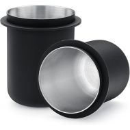 Normcore 58mm Dosing Cup - Espresso Coffee Dosing Cup Compatible with 58mm Portafilter - Non-stick coating Black - 304 Stainless Steel - Espresso Machine Accessory - Tall Version