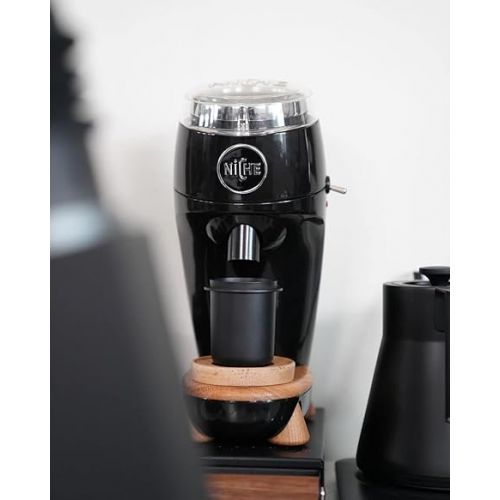  Normcore 58mm Dosing Cup - Espresso Coffee Dosing Cup Compatible with 58mm Portafilter - Non-stick coating Black - 304 Stainless Steel - Espresso Machine Accessory - Tall Version