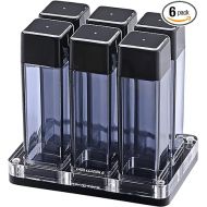 Normcore Single Dose Coffee Bean Storage - 6 pcs Coffee Bean Cellars with Stand & Hopper - Espresso Bean Storage Set - One-Way Exhaust Valve - Patent Pending - Capacity 25-28g