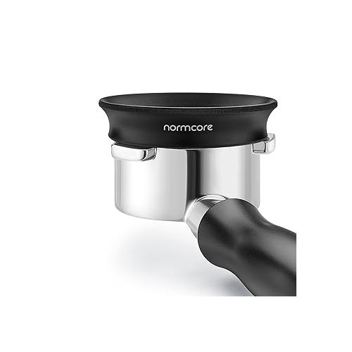  Normcore 58mm Magnetic Dosing Funnel V2 - Espresso Coffee Dosing Ring - 18mm Anodized Aluminum with 9 magnetized Steel Compatible with 58mm Portafilter