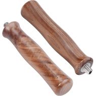 Normcore Portafilter Handle, Bottomless Portafilter Walnut Handle, Genuine American Walnut Wood Handle, M10 Naked Portafilter Wood Handle Replacement