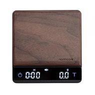 Normcore Pocket Coffee Scale, Espresso Scale with Timer, Pour Over Drip Coffee Scale, 2000g/0.1g Barista Scale, Anodized Aluminum Body with Back-Lit LCD Display, American Walnut Wood Cover