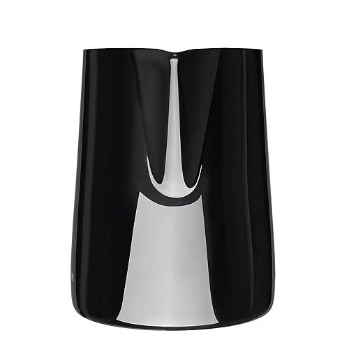  Normcore Milk Pitcher with Sharp Spout - Espresso Steaming Pitcher - Milk Frothing Jug - Espresso Barista Tool - Gun-Metal Black - 20.3 oz (600 ml)