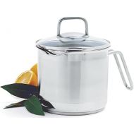 Norpro 8 Cup Multi Pot with Straining Lid, 1.9 Liter, Silver