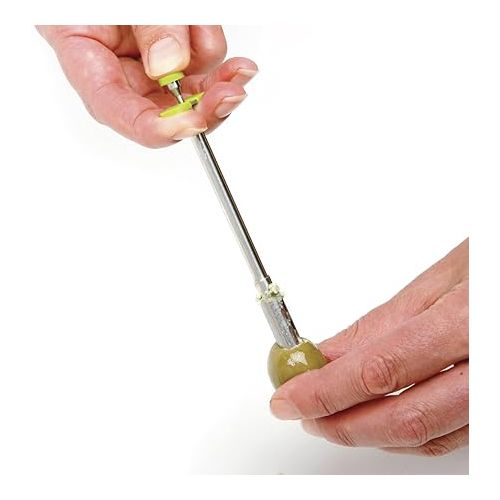  Norpro 1363 Stainless Steel Olive Stuffer, with Comfort Grips, 5.25