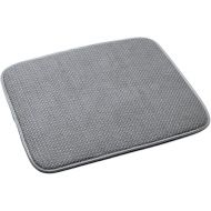 Norpro 18 by 16-Inch Microfiber Dish Drying Mat, Grey (359G), Pack of 1