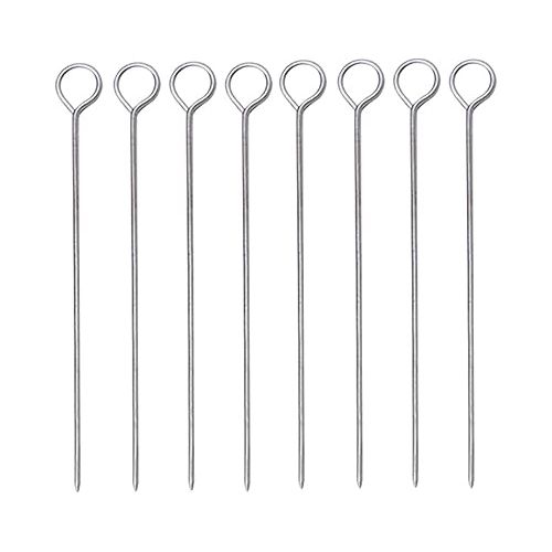  Norpro Stainless Steel Poultry Lacers, Set of 8, Pack of 1, Metallic