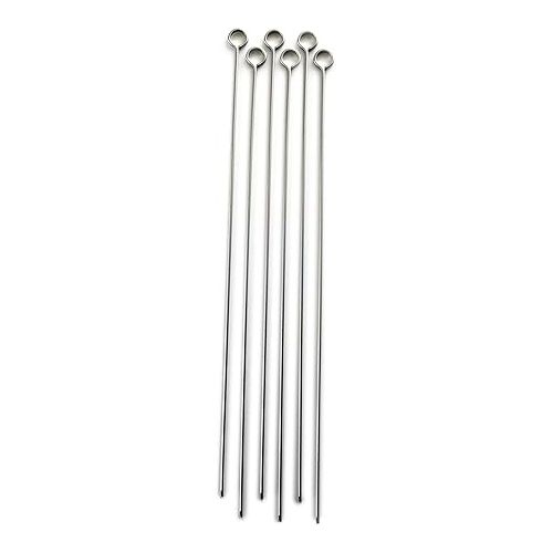  Norpro Stainless Steel 12-Inch Skewers, Set of 6