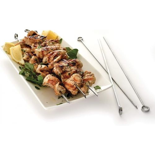  Norpro Stainless Steel 12-Inch Skewers, Set of 6