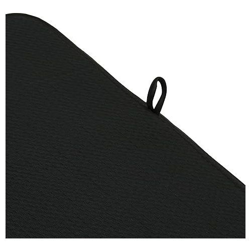  Norpro 18 by 16-Inch Microfiber Dish Drying Mat, Black