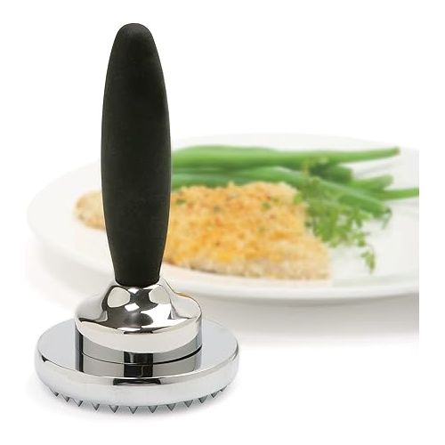  Norpro GRIP-EZ TENDERIZER/POUNDER, 5.75in/14.5cm long, 3.25in/8cm in diameter, As Shown