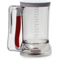 Norpro 1013 Batter Dispenser Clear/Red, 4 cup