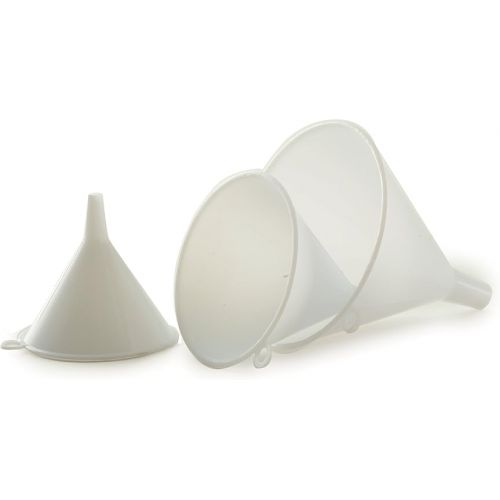  Norpro Plastic Funnel, Set of 3, Set of Three, White