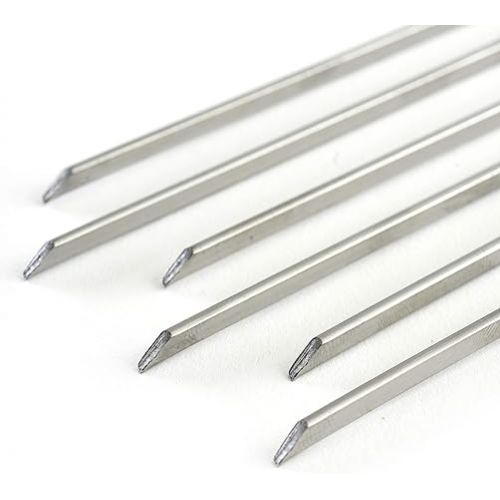  Norpro 14-Inch Stainless Steel Skewers, Set of 6, Silver