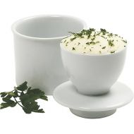 Norpro Porcelain Butter Keeper, White