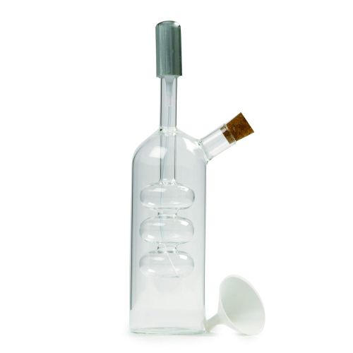  Norpro Oil Vinegar Cruet With Spritzer Hand-blown Glass Bottle And Sprayer 796