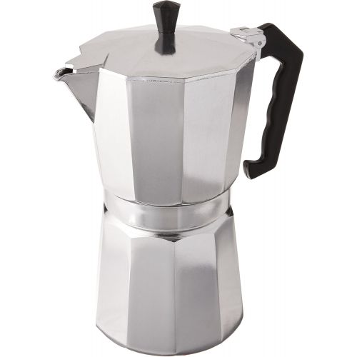  Norpro 8-Cup Espresso Maker, One Size, Silver