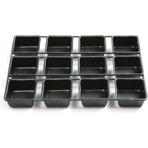  Norpro 3998 Nonstick 12-Cavity Linking Brownie Muffin Cupcake Cake Pan, Squares: Individual Serving Bakeware Products: Kitchen & Dining