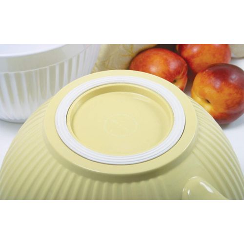  Norpro 1017 Grip-EZ Mixing Bowl, 4 quart, Yellow: Mixing Bowls: Kitchen & Dining