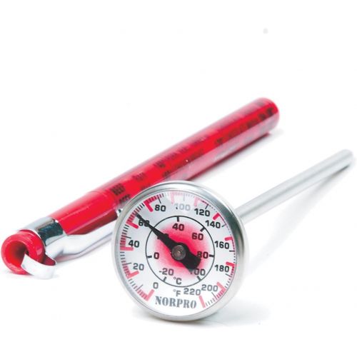  Norpro 5979 Instant Read Thermometer, 1 EA, Red: Kitchen & Dining