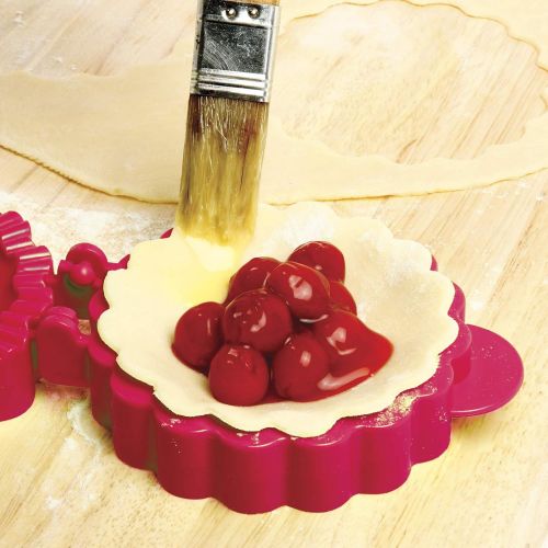  Norpro 1042 Lattice Mini Pie Mold, 4.5 x 5.75 x 2 / 11.5cm x 14.5cm x 5cm, As Shown: Baking Molds: Kitchen & Dining