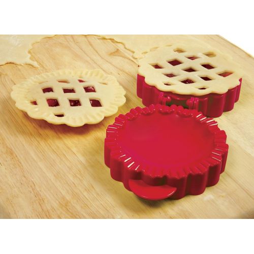  Norpro 1042 Lattice Mini Pie Mold, 4.5 x 5.75 x 2 / 11.5cm x 14.5cm x 5cm, As Shown: Baking Molds: Kitchen & Dining