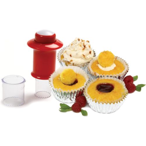  Norpro Cupcake Corer, 2 sizes, 3 Piece Set: Food Decorating Tools: Kitchen & Dining