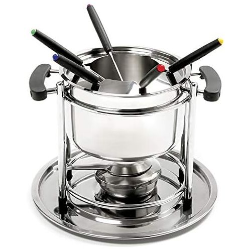  Norpro Stainless Steel 10 Piece Fondue Set, medium, Silver