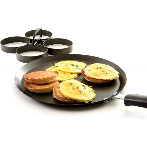  [아마존베스트]Norpro Nonstick Egg/Pancake Rings, 4 Piece Set