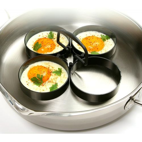  [아마존베스트]Norpro Nonstick Egg/Pancake Rings, 4 Piece Set