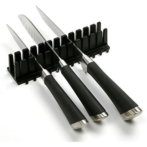  [아마존베스트]Norpro Knife Organizer, Pack of 4, Black