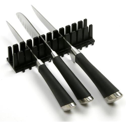  [아마존베스트]Norpro Knife Organizer, Pack of 4, Black