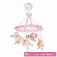 Sleepyhead Baby Mobile Pink by North American Bear Co. (2942)