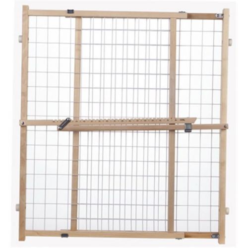  North States Gray Wire Mesh Gate Wood 29-12-50 in. W