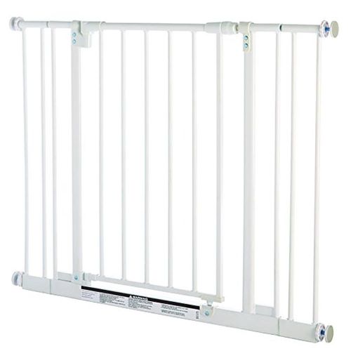  North States 38.5 Wide Easy-Close Baby Gate: The multi-directional swing gate with triple locking system - Ideal for doorways or between rooms. Pressure mount. Fits 28-38.5 wide (2