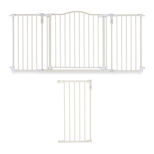  North States Deluxe Decor Baby Pet Metal Gate 38-72 Inches w 15-Inch Extension