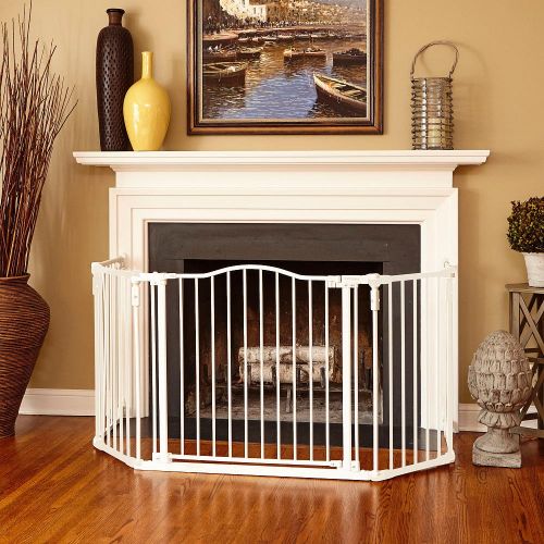  North States Deluxe Decor Baby Pet Metal Gate 38-72 Inches w 15-Inch Extension