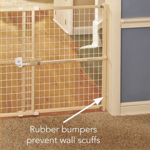  Quick-Fit Wire Mesh Gate by North States: Hassle-free rachet system for quick custom fit - Ideal for...