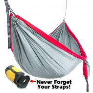 Northbound Camping Hammock with Tree Straps, Best Portable Parachute Hammocks for Hiking, Beach Fun, or Backyard Relaxation
